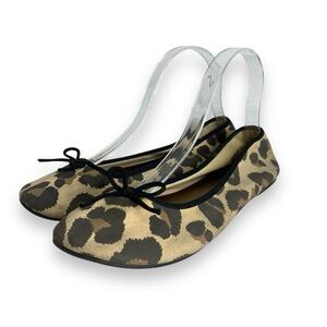 Prediction Animal Print Groblin Earthy Core Academia Ballet Flats Size 7.5
